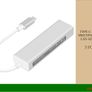 Type-c Multi Function Lan Adapter With 3usb Ports Image 2