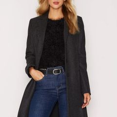 French Connection Felt Platform Coat