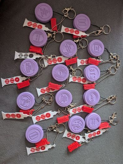 Oreo x BTS keyrings