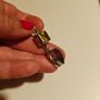silver pendant with natural stones , amethyst and citrine Image 2