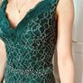 Gorgeous green maxi debs dress, size 8 Image 2