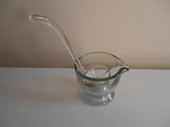 Glass ladle & dish