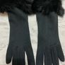 Gloves - Stretch with Faux Fur Trim Image 2