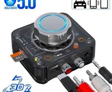 Bluetooth 5.0 Audio Receiver 3D Stereo Music Wireless Adapter TF Card RCA 3.5mm Aux Jack Fir Car Kit Wired Speaker Headphone