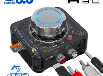 Bluetooth 5.0 Audio Receiver 3D Stereo Music Wireless Adapter TF Card RCA 3.5mm Aux Jack Fir Car Kit Wired Speaker Headphone