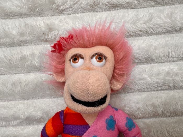 Zingzillas Panzee Soft Plush Cbeebies 2009 Mini approx. 22 cm. Vivid Used Dirty Please see photos