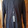 BNWT Size M Brown Striped Shirt Image 2