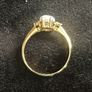 9ct Gold Opal & Diamond Ring Size O Image 3