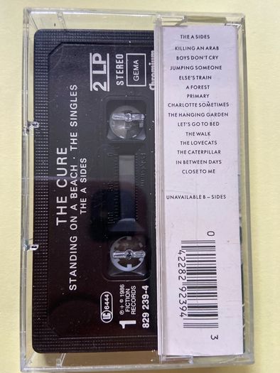 THE CURE  |  Standing On A Beach - The Singles  (And Unavailable B - Sides)