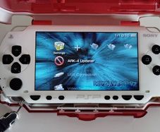 PSP 1004 White Modded 2 Batteries Original OSTENT new 64gb original charger