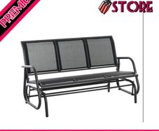 3-Seat Glider Rocking Chair for 3 People Garden Bench Patio Furniture Texteline (FREE SHIPPING)