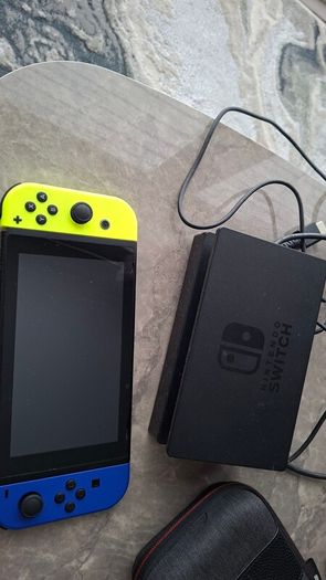 Nintendo switch+Dock and more.