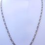 Heavy Sterling Silver Figaro style Link Chain, in sterling, stamped 925,  Figaro style chain length 18" / 7,17g Image 3