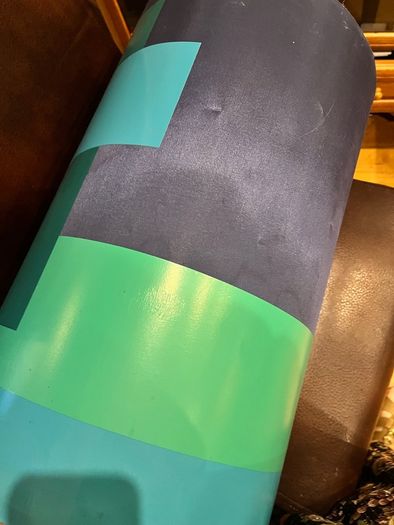 Free M&S ceiling shade teals and navy