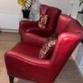 Hotel lobby Matching Leather Armchairs Image 3