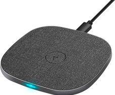FREE EXPRESS SHIPPING Wireless Charger, Wireless Charging Pad for iPhone 15/14/13/12/11/Pro Max/XR/X/8 Plus,15W Max Fast Wireless Charger for Samsung Galaxy S21/S20/S10/S9/S8,HUAWEI Mate RS/P30 Pro and other Qi Phone