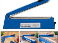 main image for ad Impulse Heat Sealer Plastic Bag Film Sealing Machine Metal ABS 200mm