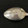 Vintage 1938 Sterling Silver Art Deco Coffee Spoon Viners Image 3