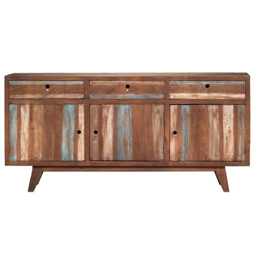 Sideboard Solid Wood Vintage 145x40x75 cm