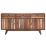 Sideboard Solid Wood Vintage 145x40x75 cm Image 3