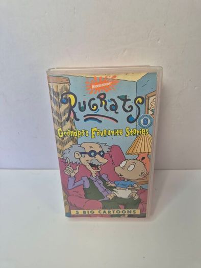 Rugrats: Grandpa's Favourite Stories VHS (Orange Tape)  Tested & Mould-Free