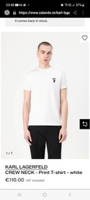 Karl lager field white t shirt