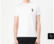 Karl lager field white t shirt