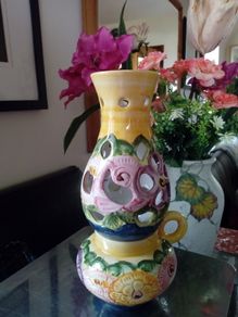 Pottery Candle Holder