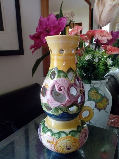Pottery Candle Holder