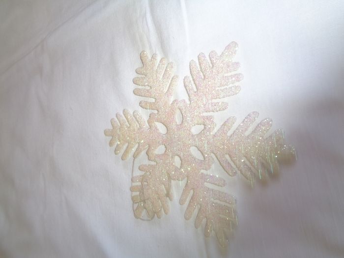 Tinseled Snowflake Decoration for Sale