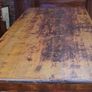 Large Victorian Pine Farmhouse Dining Table Image 4