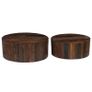 Coffee Table Set 2 Pieces Solid Reclaimed Wood Image 4