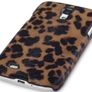 New Samsung I9500 Galazy S4 Covert Pu Leather Back Case Cover Leopard Print / Red Textured Design Image 4