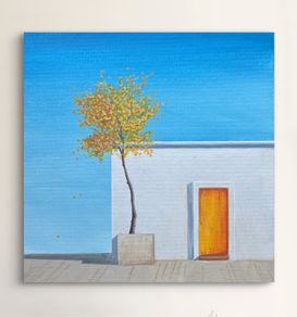 Original acrylic painting on canvas board