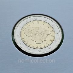 Lithuania 2022 year Uncirculated 2 Euro coin..