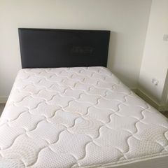 Standard double bed with mattress