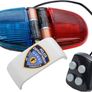 Kids Tech Bike LED light - Police Sound Light Electronic Horn - Bicycle Siren, 5 LED Light 4 Sounds Trumpet light, Multi Color, 5.11 x 2.9 x 1.4in. (13 x 7.5x 3.5cm) Image 2