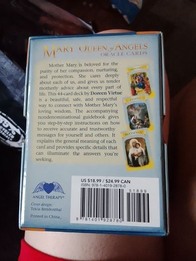 Mary Queen of angels Doreen virtue angel cards