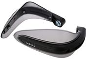 Mototbike Hand Guards, Acerbis,  Dual Road + Mounting Kit - Black