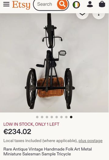 Vintage 1940 rare find tricycle
