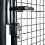Mesh Garden Gate Galvanised Steel 85.5x100 cm Grey Image 4