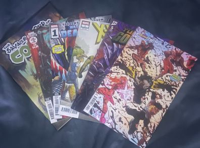 High quality bundle of 6 comics including some of your favourite characters in Godzilla, the xmen, the punisher, deadpool, Marc Grayson and Conan the barbarian