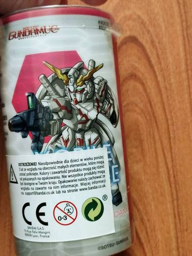Mobile Suit Gundam Unicorn RX-0 Mobile Change Haro Bandai Namco Anime Manga Japan Figure