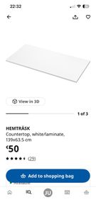 IKEA 139cm Counter Worktop