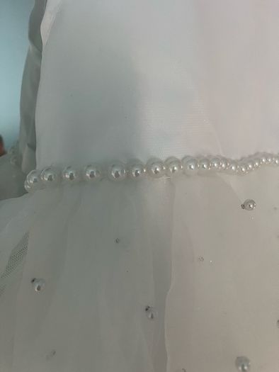 white flower girl dress age 6