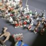 Vintage Lot over 350 Miniature Lead Soldiers Horses Figures War Gaming (some painted) Image 4