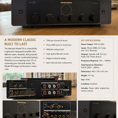 Marantz Model 50 Integrated Amplifier Black
