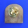 VILLAGE FABRICS CLUB (quilting & haberdashery) - membership enamel badge (1980's). Scarce. Image 2