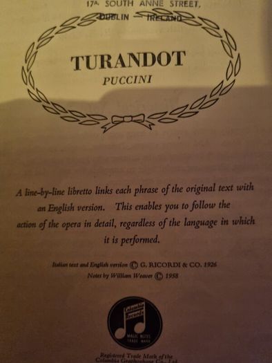 Translation booklets to accompany music listening