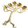 Mid century brass candelabra Image 4